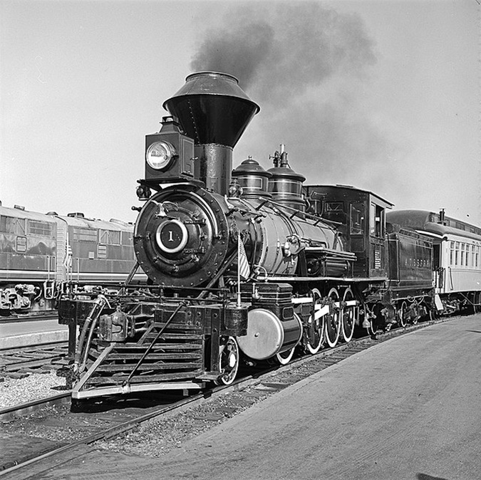 The ‘Cyrus K. Holliday’ commemorative locomotive.