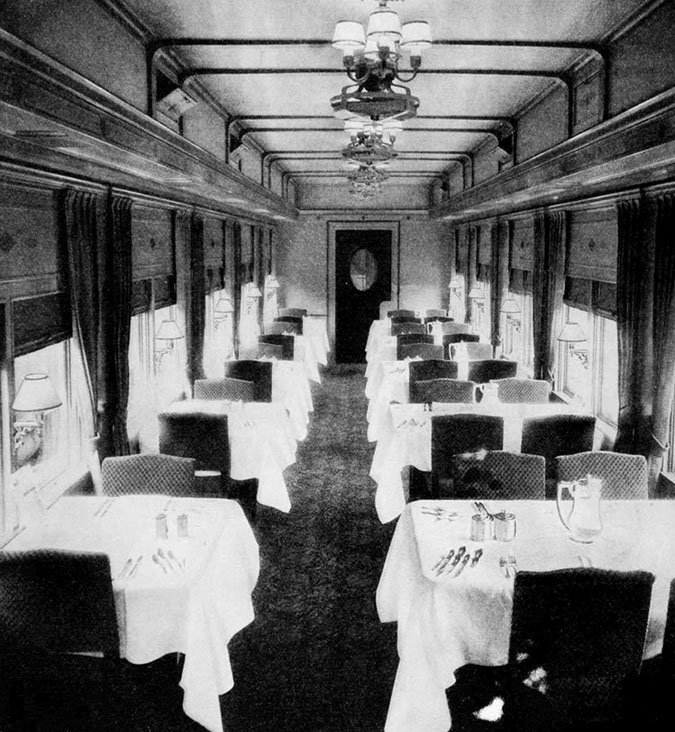 Dining car circa 1930