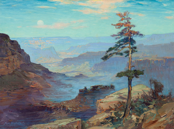 At Close of Day; 1912; oil on canvas; 31 x 41 inches